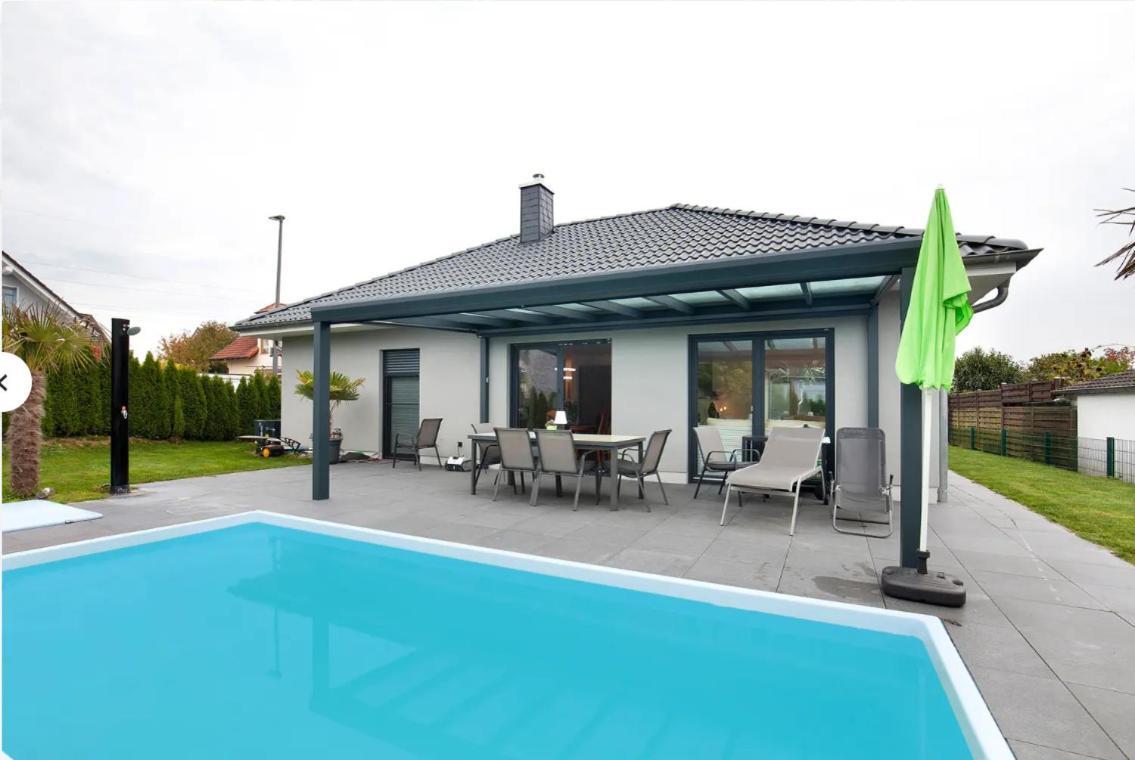 Grosszuegige Unterkunft Mit Terrasse Oberbrechen Ngoại thất bức ảnh