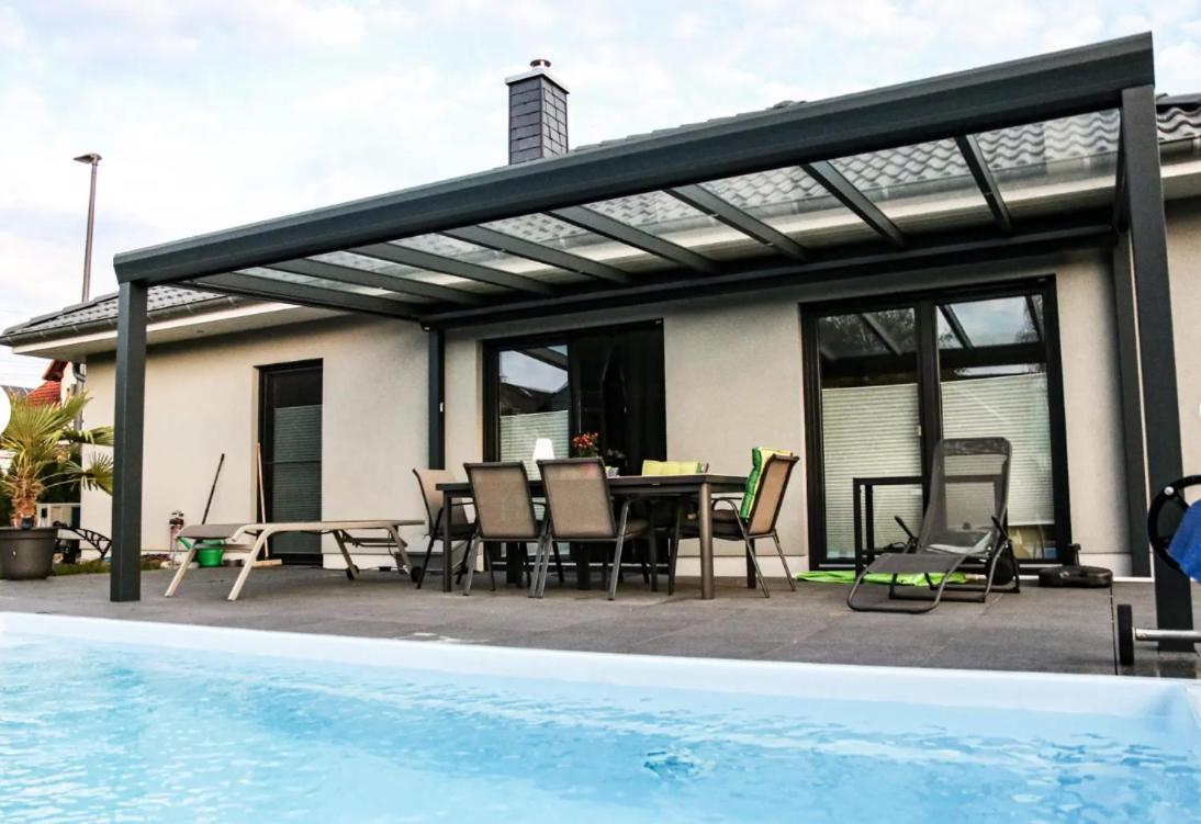 Grosszuegige Unterkunft Mit Terrasse Oberbrechen Ngoại thất bức ảnh