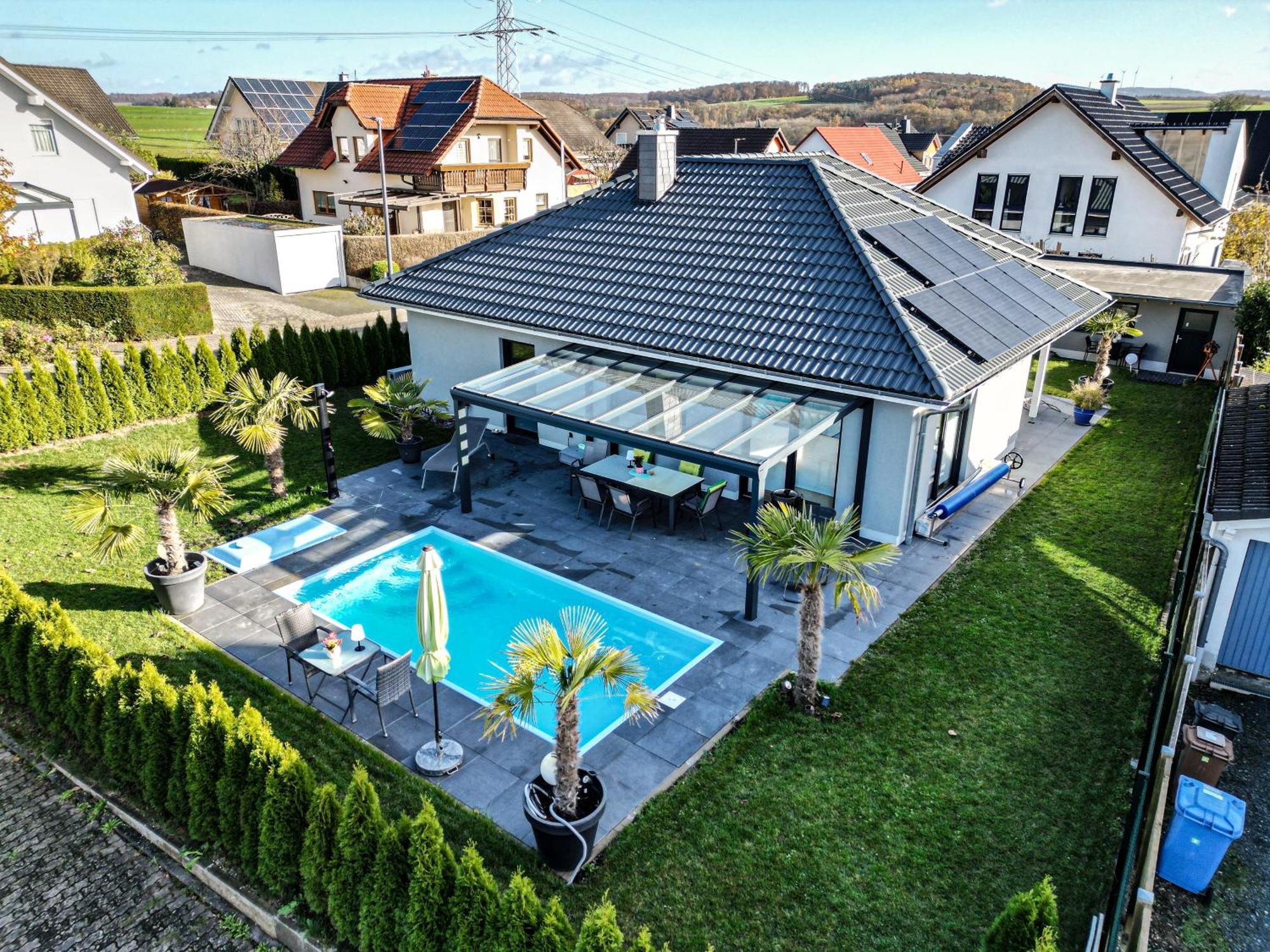 Grosszuegige Unterkunft Mit Terrasse Oberbrechen Ngoại thất bức ảnh